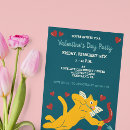 Search for funny valentines day invitations For cat lovers