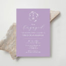 Search for lavender design invitations Elegant