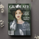 Search for magazine cover graduation invitations Trendy