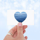 Search for heart shaped business cards Blue