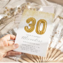 Search for dirty thirty gold birthday invitations Talk thirty to me