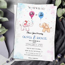Search for elephant gender reveal invitations He or she