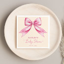 Search for pink baby shower napkins Bow