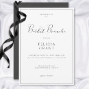 Search for black and white brunch invitations Minimal