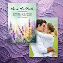 Search for lavender save the dates Wildflowers