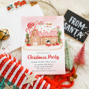 Search for candy cane christmas invitations Gingerbread house decorating party