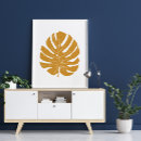 Search for monstera leaf art Gold