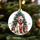 Search for golden retrievers christmas decor Dogs