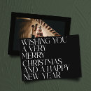 Search for stylish christmas cards Black and white