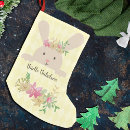 Search for rabbit with a christmas stockings For kids