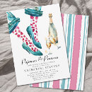 Search for pink lingerie shower invitations Pyjamas and prosecco