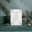 Search for red berries christmas invitations Berry