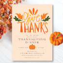 Search for give thanks thanksgiving invitations Dinner