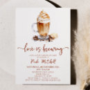 Search for coffee bridal shower invitations Bride to be