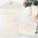 Search for ivory and gold wedding invitations Classy