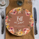 Search for fall in love plates Bridal shower
