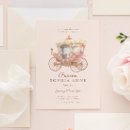 Search for princess carriage birthday invitations Girl