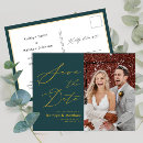 Search for simple wedding save the dates Gold
