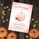 Search for pumpkin 1st birthday invitations Turning one