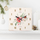 Search for rustic christmas clocks Winter