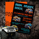 Search for big trucks invitations Boy