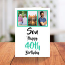 Search for son 40th birthday cards Modern