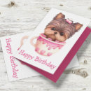 Search for teacup birthday cards Dog