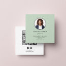 Search for headshot business cards Qr code