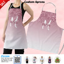 Search for love logo aprons Glamour fashion trendy queen