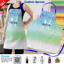 Search for teen girls aprons Customisable monogram