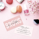 Search for pink and black business cards Customer