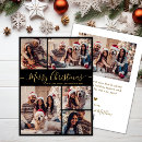 Search for black and gold christmas cards Modern