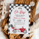 Search for racing baby shower invitations Baby race car