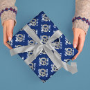 Search for navy blue and silver wrapping paper Modern