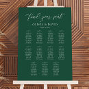 Search for emerald green wedding signs Find your seat