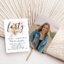 Search for 40 year old birthday invitations Forty