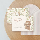 Search for can bearly wait baby shower invitations Forest