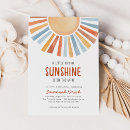Search for my little sunshine baby shower invitations Bohemian