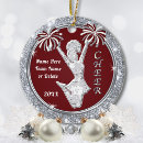 Search for cheerleading christmas tree decorations Cheerleader