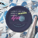 Search for new years eve plates Disco ball