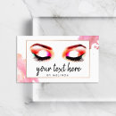 Search for eyebrow business cards Makeup artist