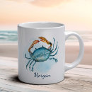 Search for blue crab coffee mugs Sea life