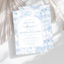 Search for white floral bridal shower invitations Botanical