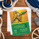 Search for aquaman invitations Superhero