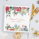 Search for christmas wedding napkins Floral