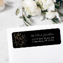 Search for gold return address labels weddings