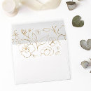 Search for floral lined envelopes Gold