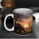 Search for kids dinosaur mugs Brachiosaurus