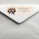 Search for shih tzu return address labels Modern