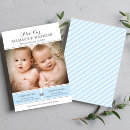 Search for baby brother invitations Blue